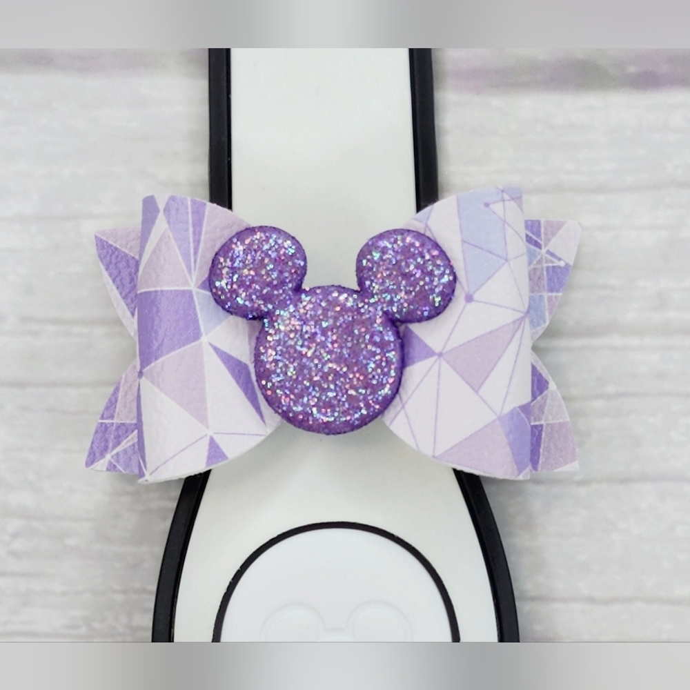 Purple Wall Magic Band Bow
